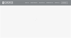 Desktop Screenshot of choice-construction.com